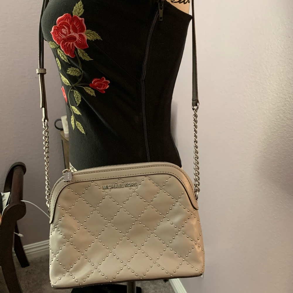 Michael Kors studded crossbody bag